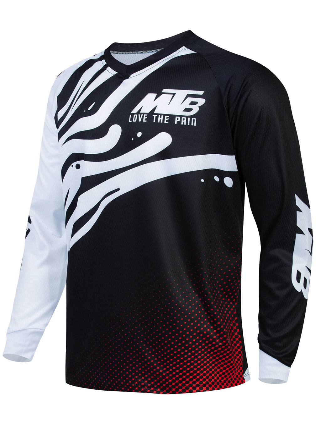 Men Breathable Enduro Mtb Motocross Mountain Bike Jersey Cycling Top off Road Riding Quick Dry Sports Wear Cycling Top