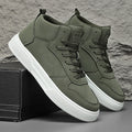 Sneakers, Spring High-Top Skate Shoes for Outdoor Sports, Lace-Up, Large Size, Comfortable and Easy to Wear