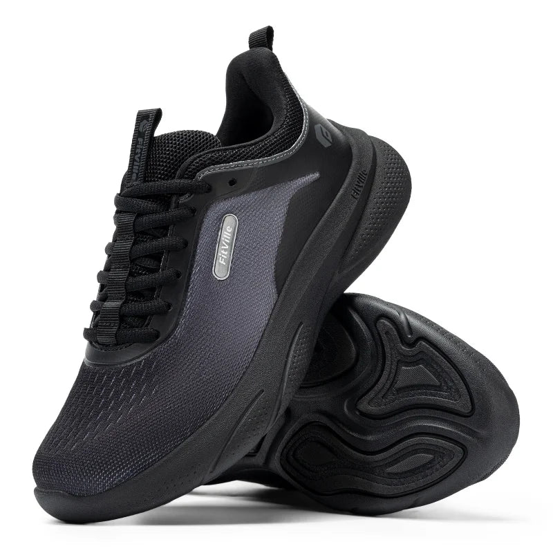 FitVille Womens Wide Fit Trainers Lightweight Non-Slip Walking Shoes Casual Breathable Walking Athletic Sneakers For Ladies