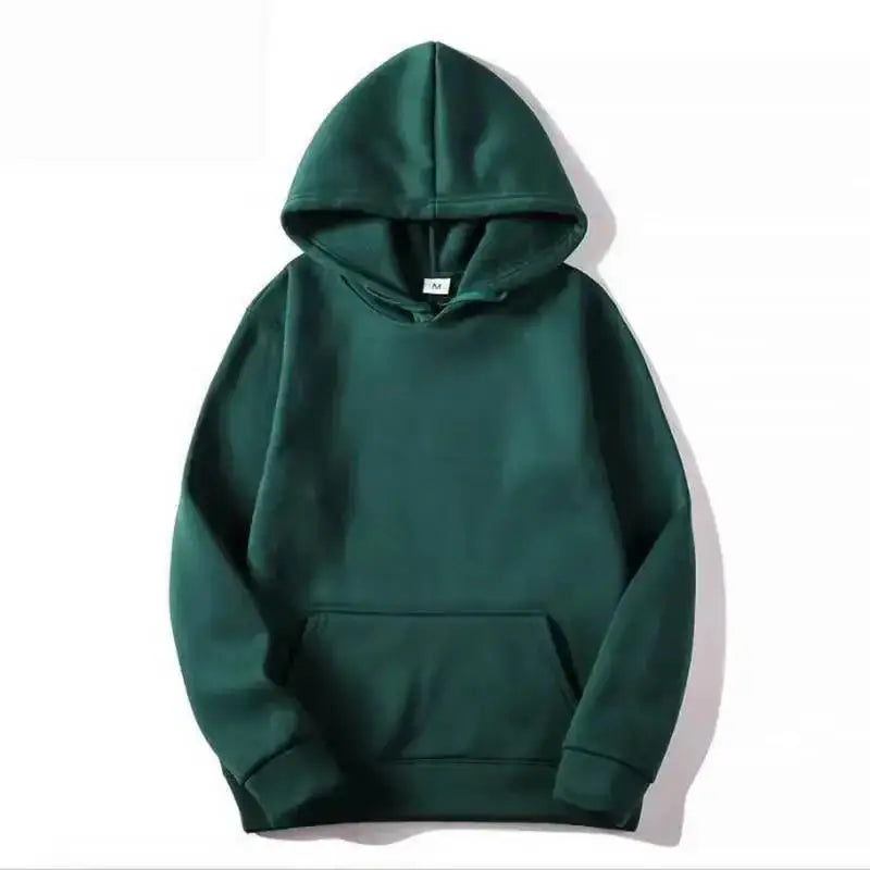 Masculino Cor Sólida Com Capuz Suéteres Masculino Camisola De Lã Quente Moda Roupas De Rua Solta Respirável  Hoodie Men