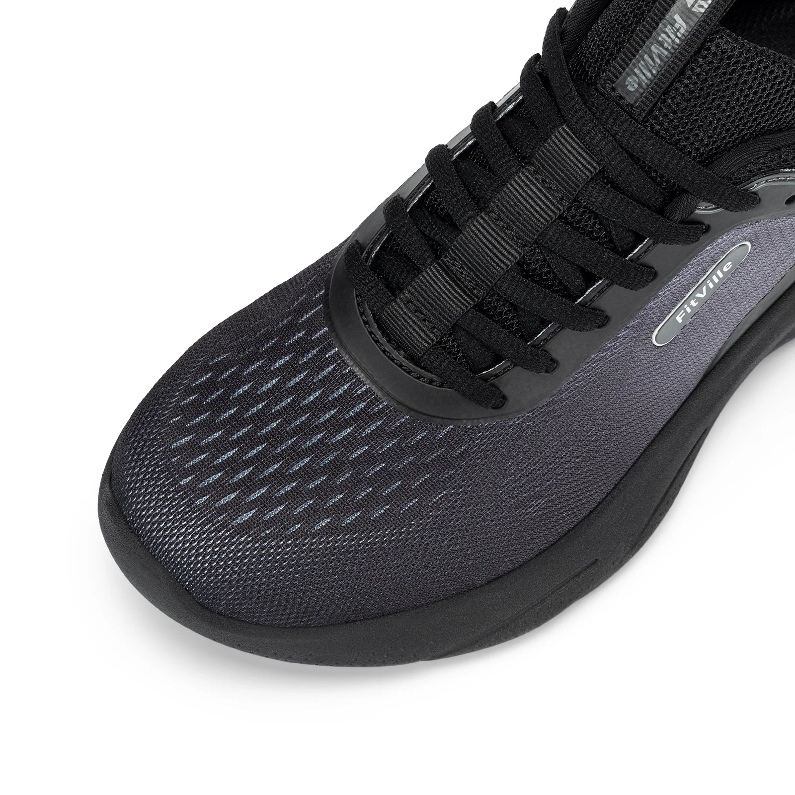 FitVille Womens Wide Fit Trainers Lightweight Non-Slip Walking Shoes Casual Breathable Walking Athletic Sneakers For Ladies